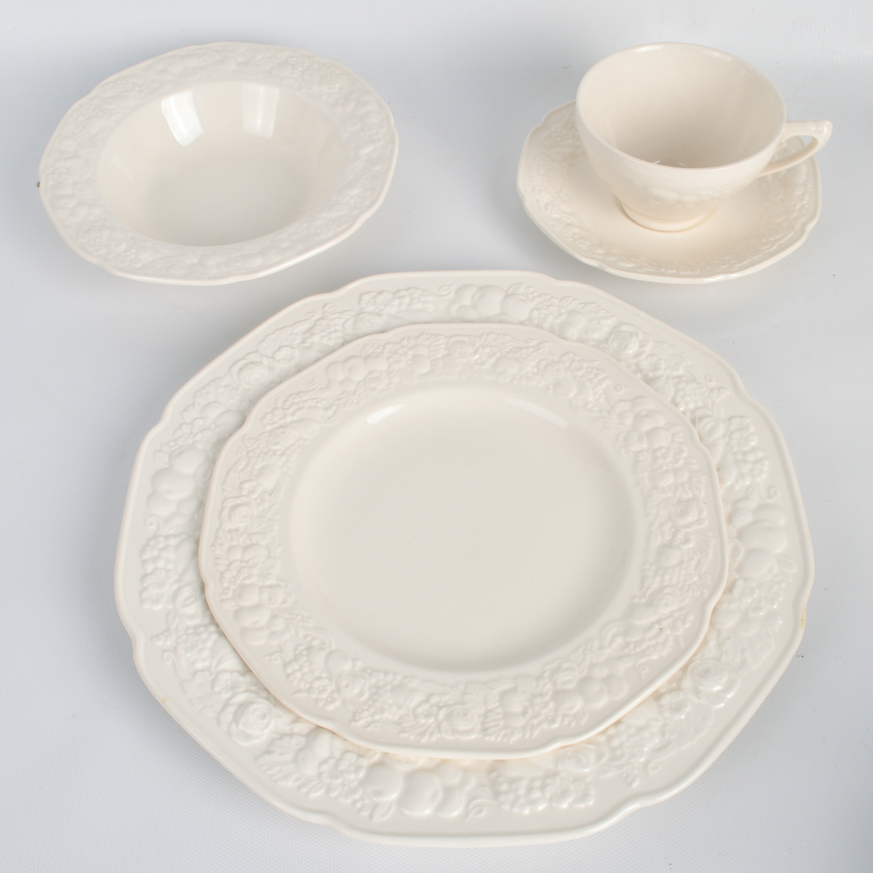 Generous Assortment of Crown Ducal "Florentine" China