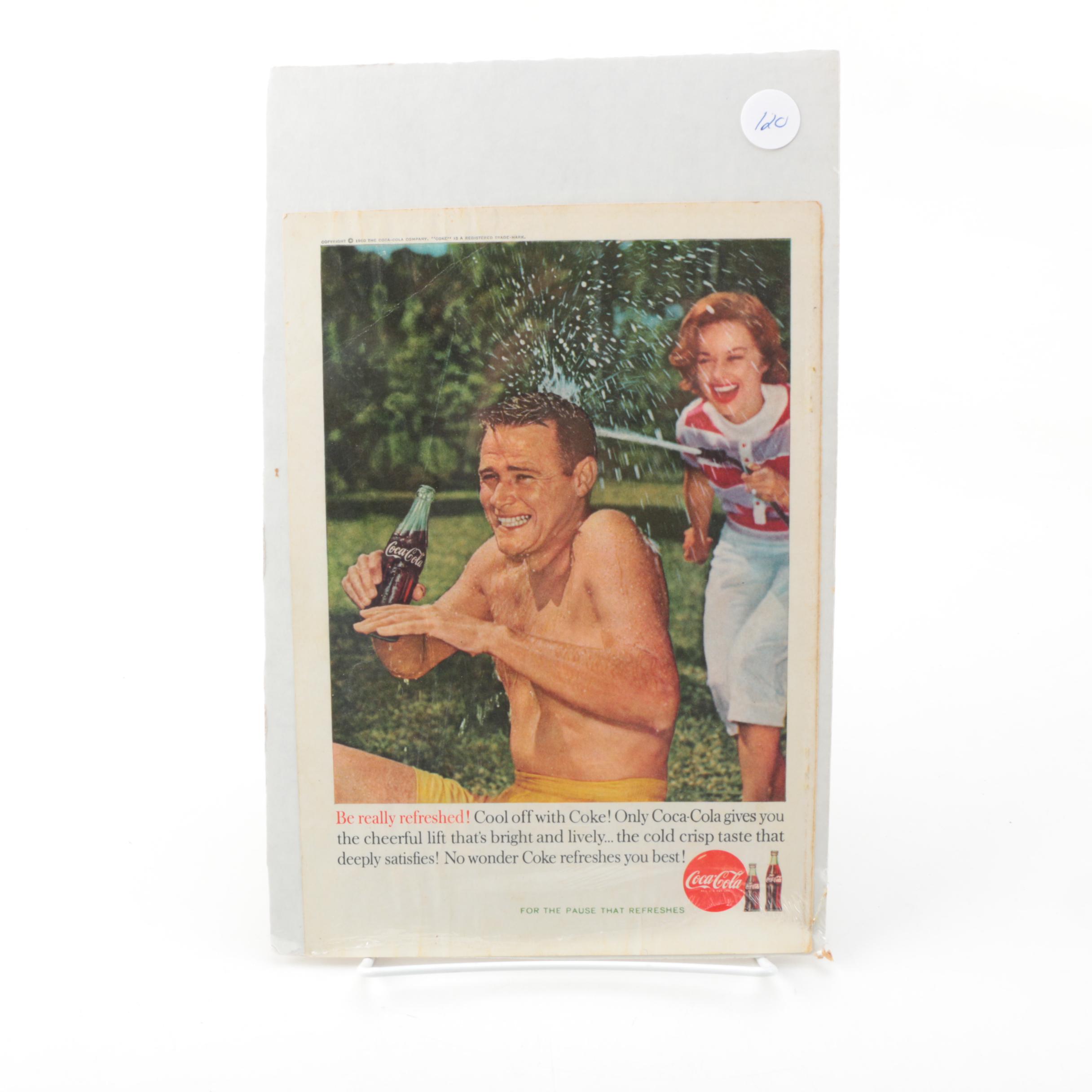 Coca-Cola Ads from '49, '50, '60, and '61