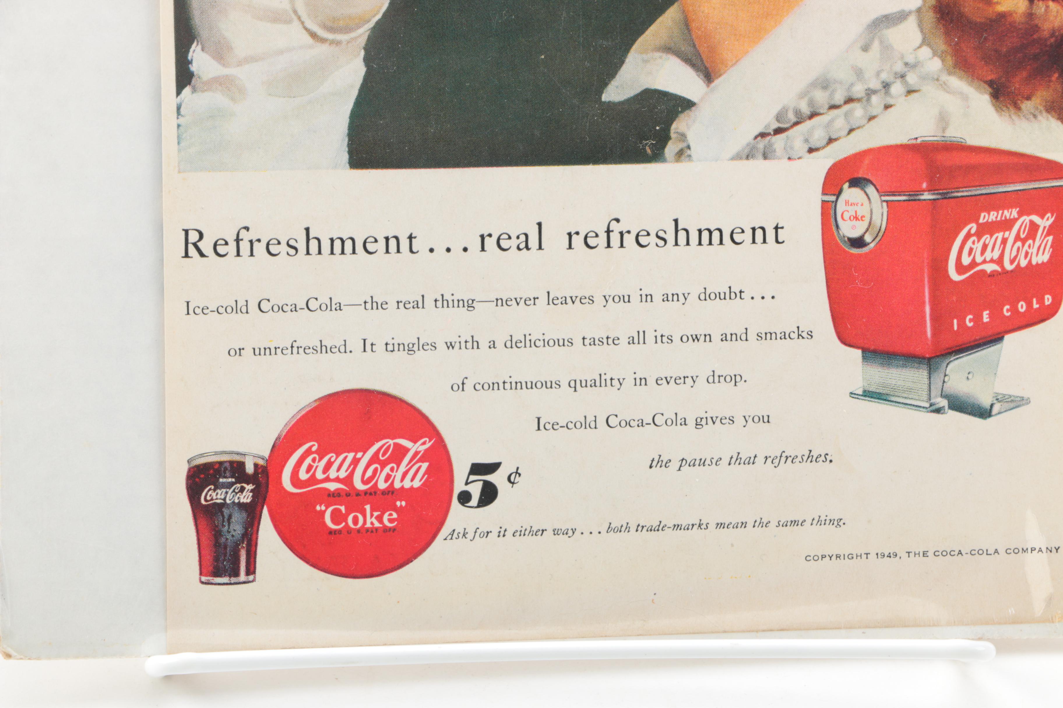 Coca-Cola Ads from '49, '50, '60, and '61
