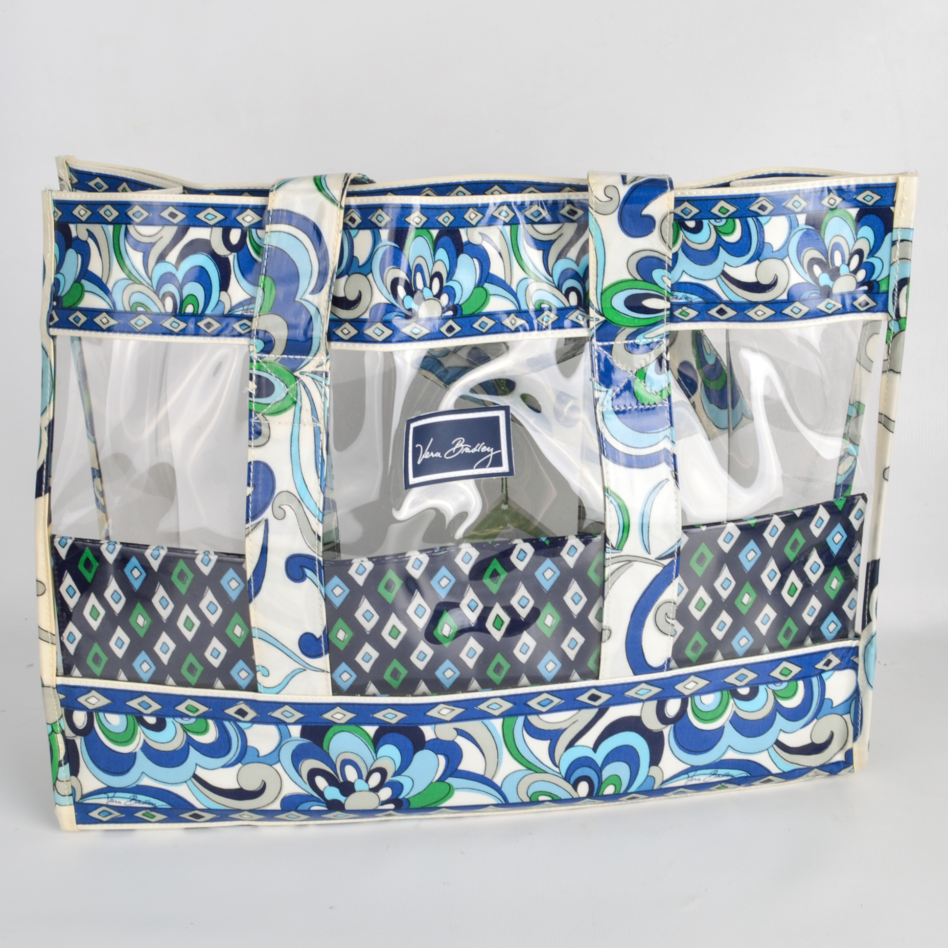 Vera Bradley "Mediterranean White" Tote and Accessories