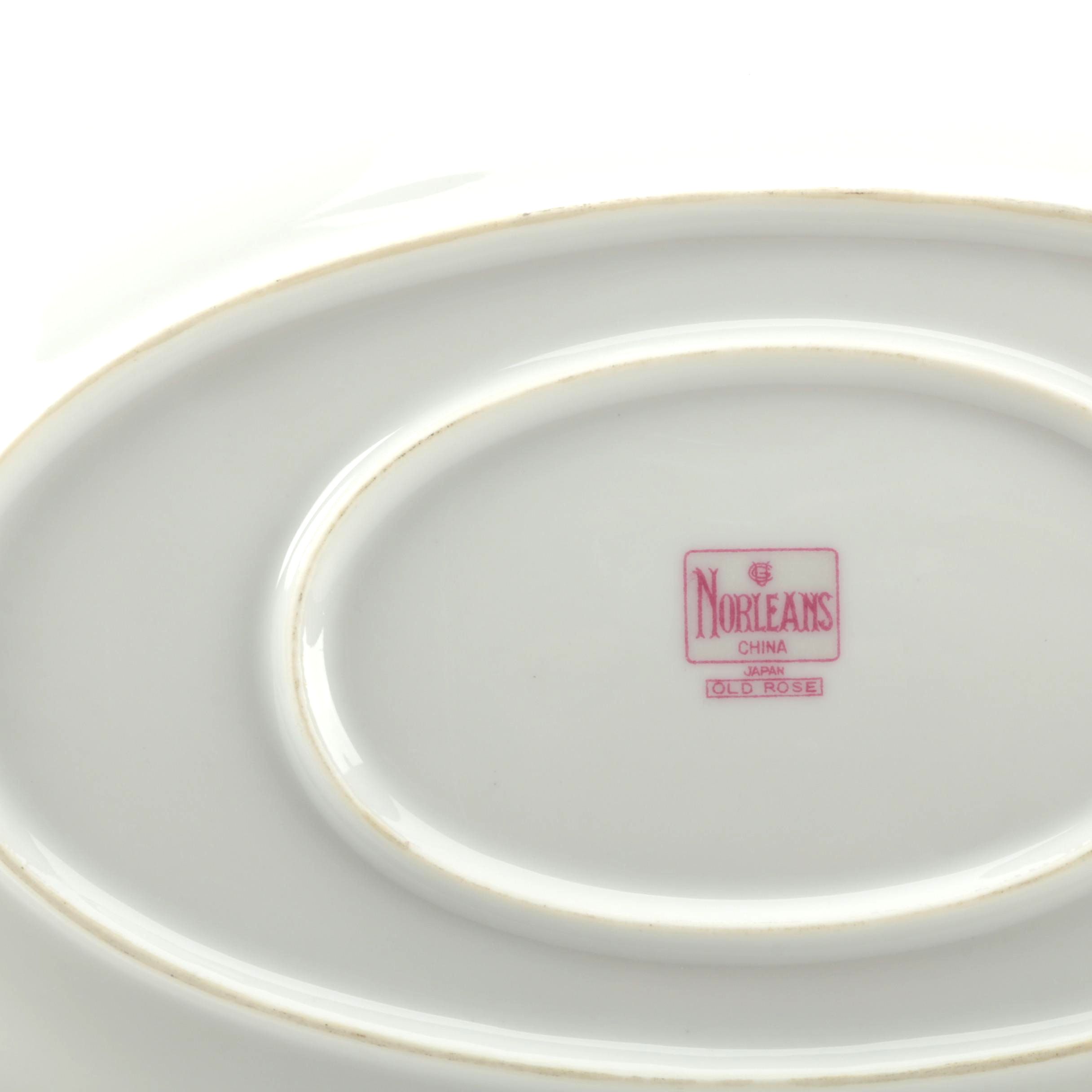 Vintage Norleans "Old Rose" China Tableware
