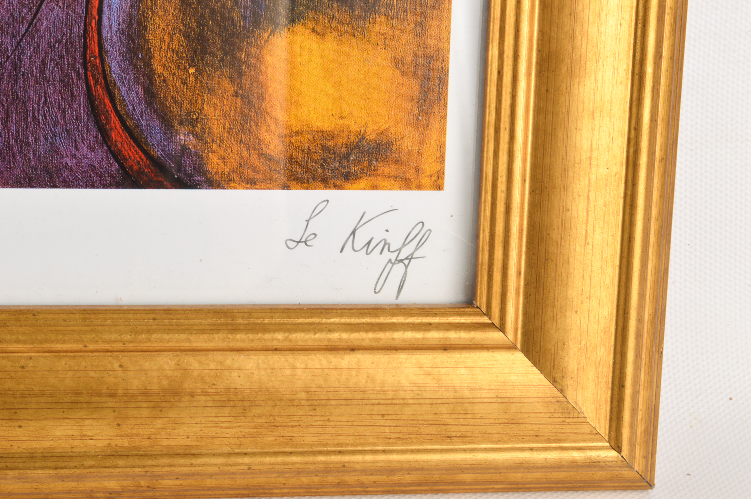 Linda Le Kinff Serigraph "Debbie" and Seriolithograph "Magali au Bouquet"