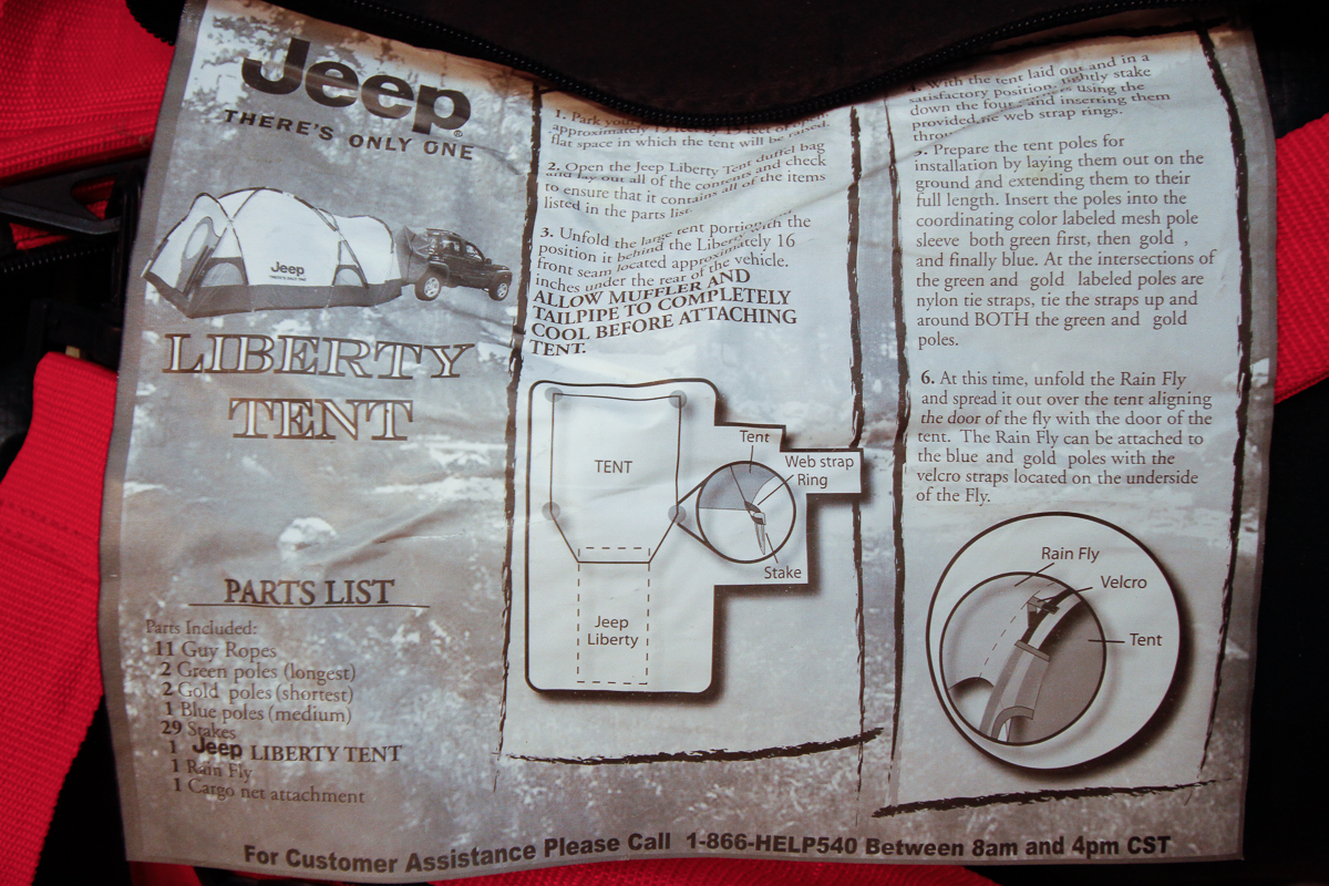 Jeep Liberty Recreation Tent