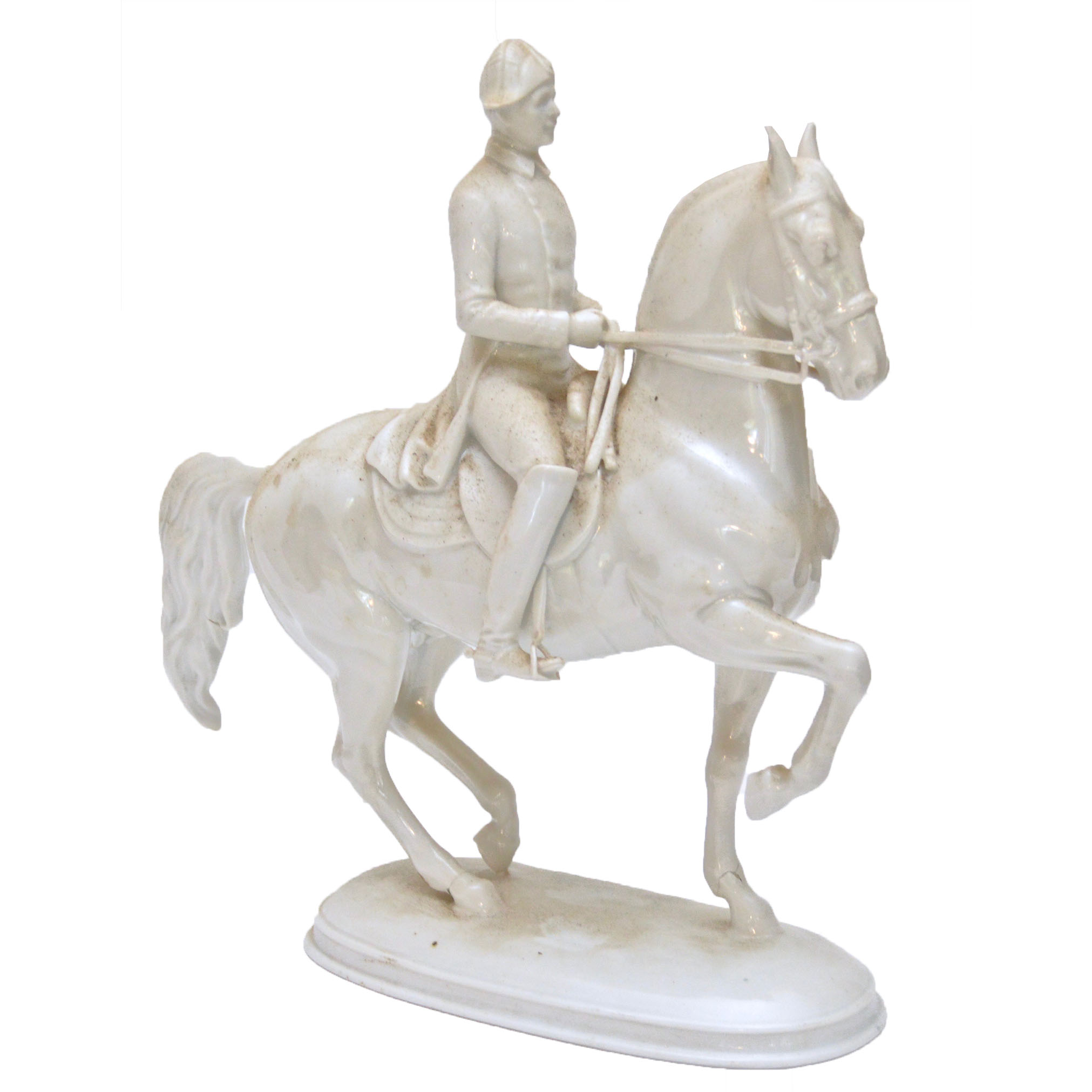 PRIORITY-Augarten Wien Lipizzaner Stallion Figurine in Piaffe Dressage