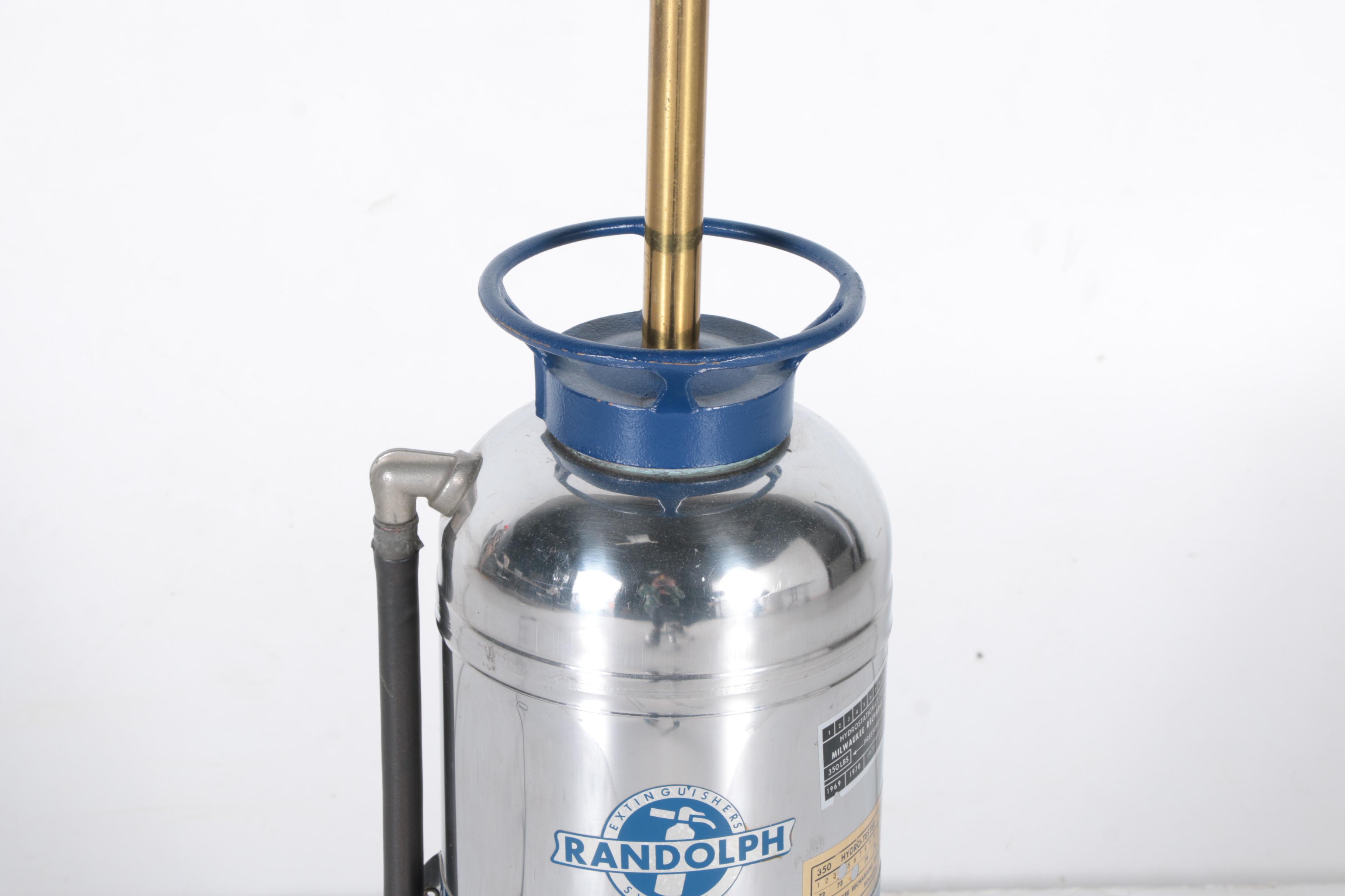 Fire Extinguisher Themed Table Lamp