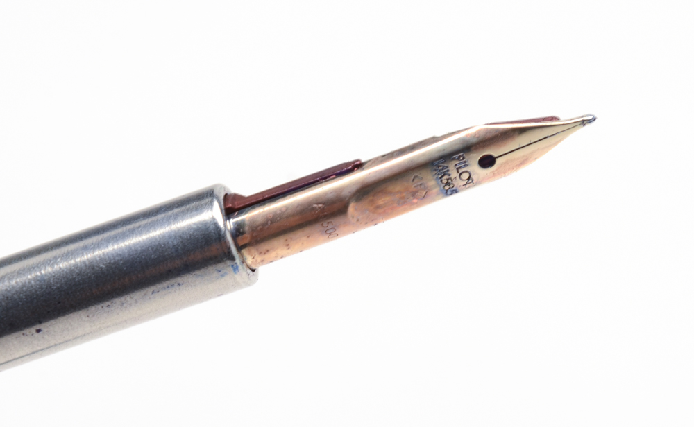 Green Pilot Capless "Vanishing Point" Retractable Fountain Pen 14K Nib