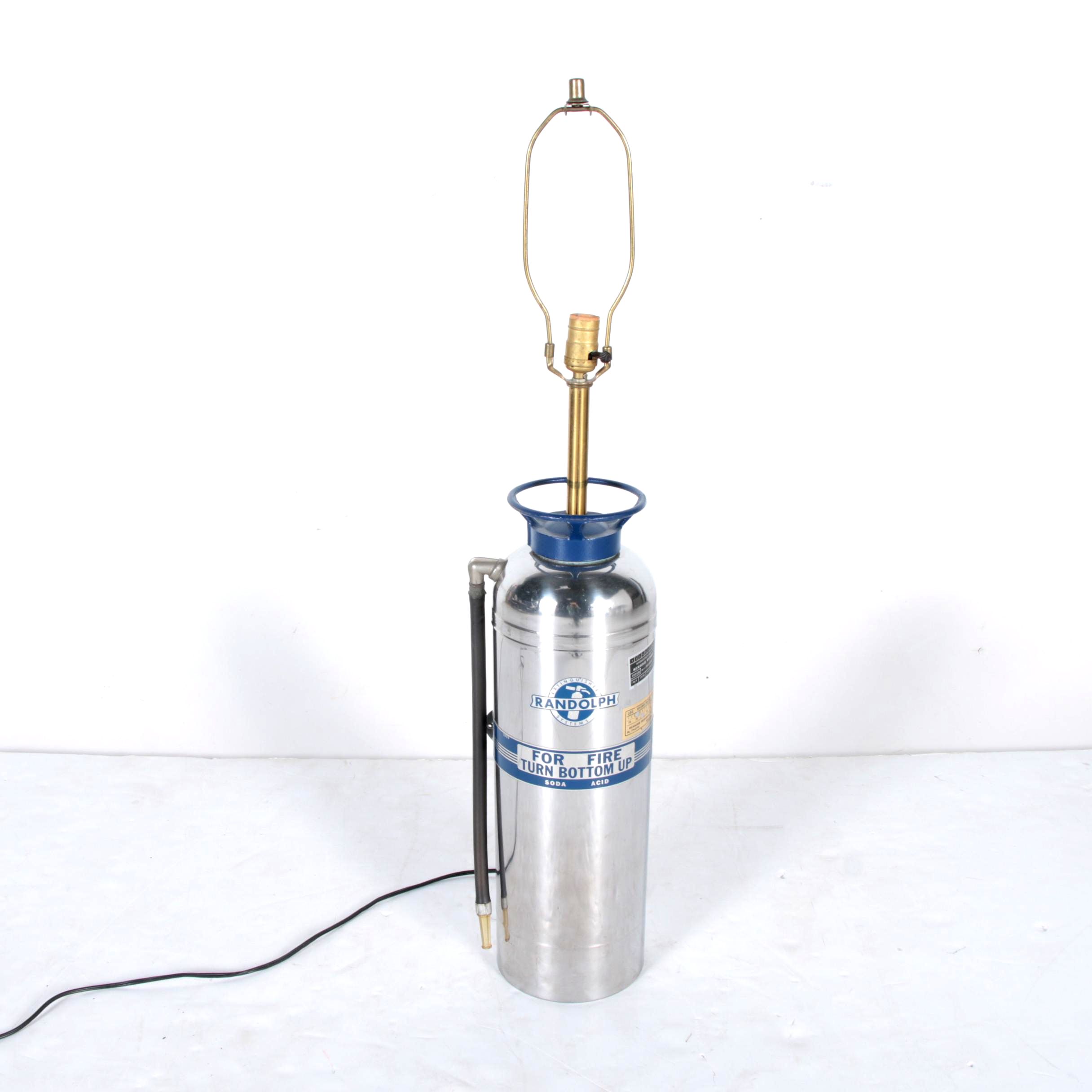 Fire Extinguisher Themed Table Lamp