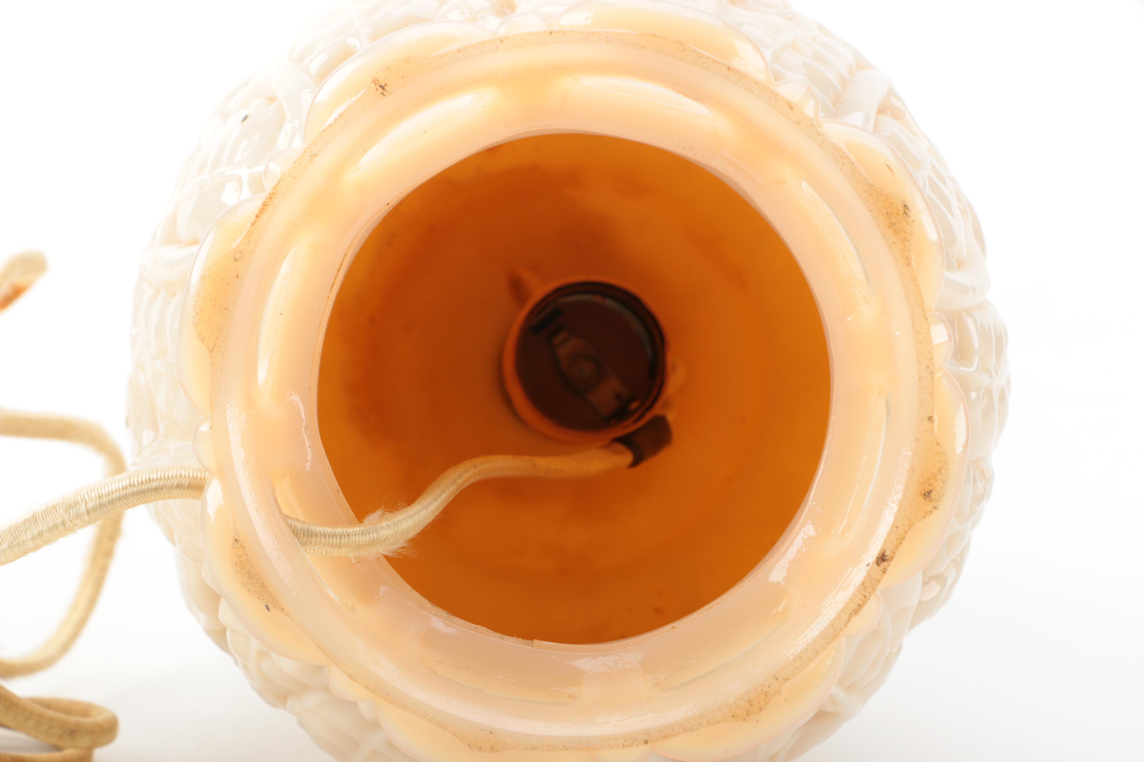 Vintage Table Lamp with Ceramic Base