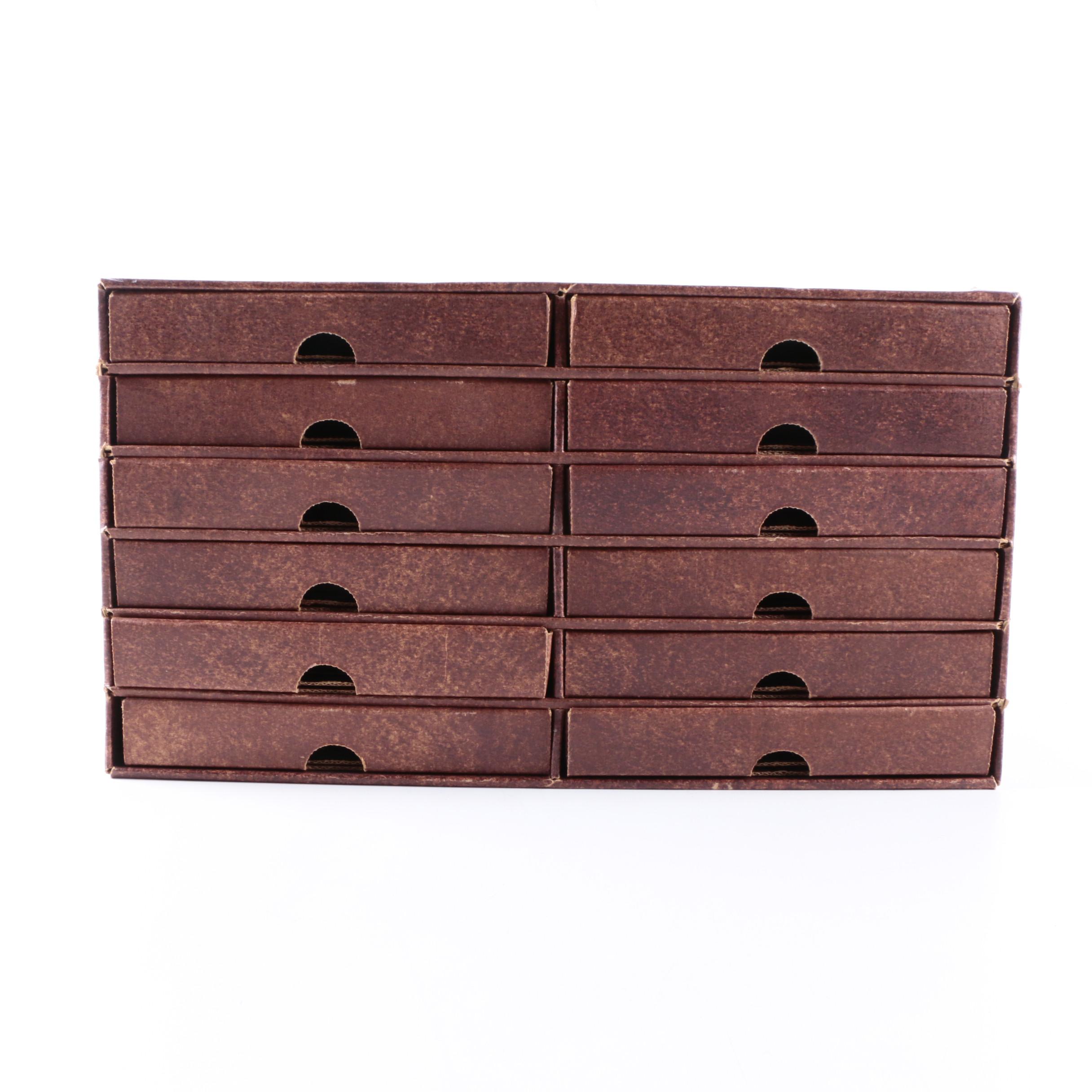 "Thomas Kinkade's Simpler Times" Bradford Exchange Porcelain Saucer Set