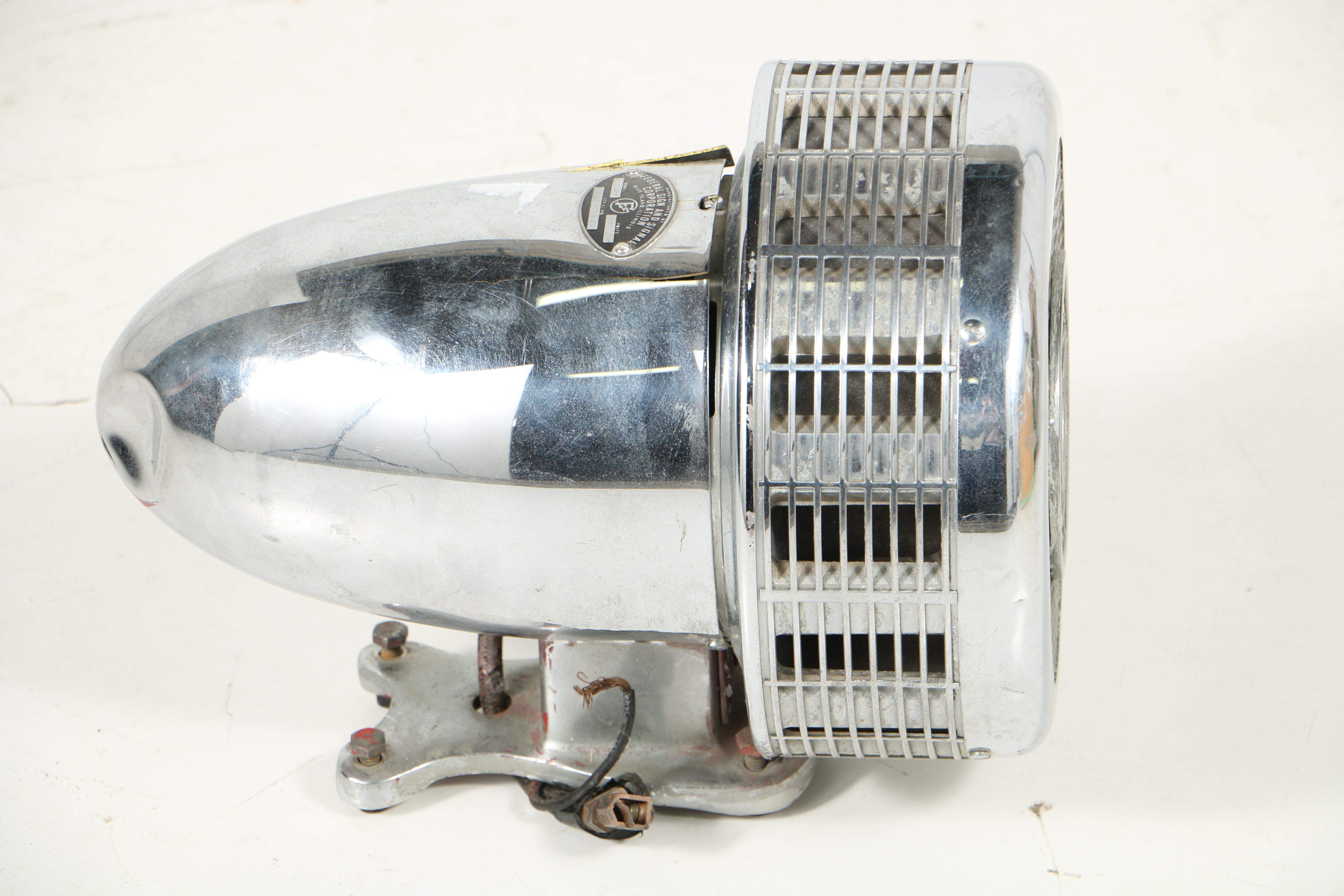 Vintage Federal Sign and Siren Corporation Siren