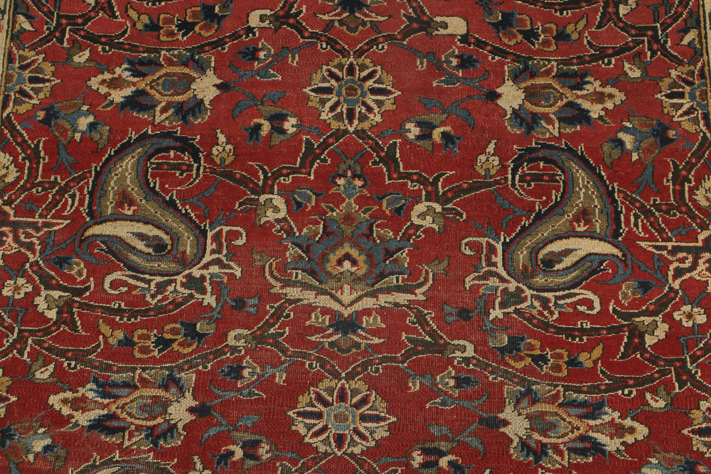 Vintage Tabriz Hand Made Wool Area Rug