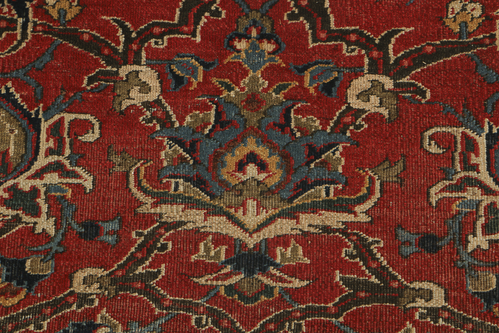 Vintage Tabriz Hand Made Wool Area Rug