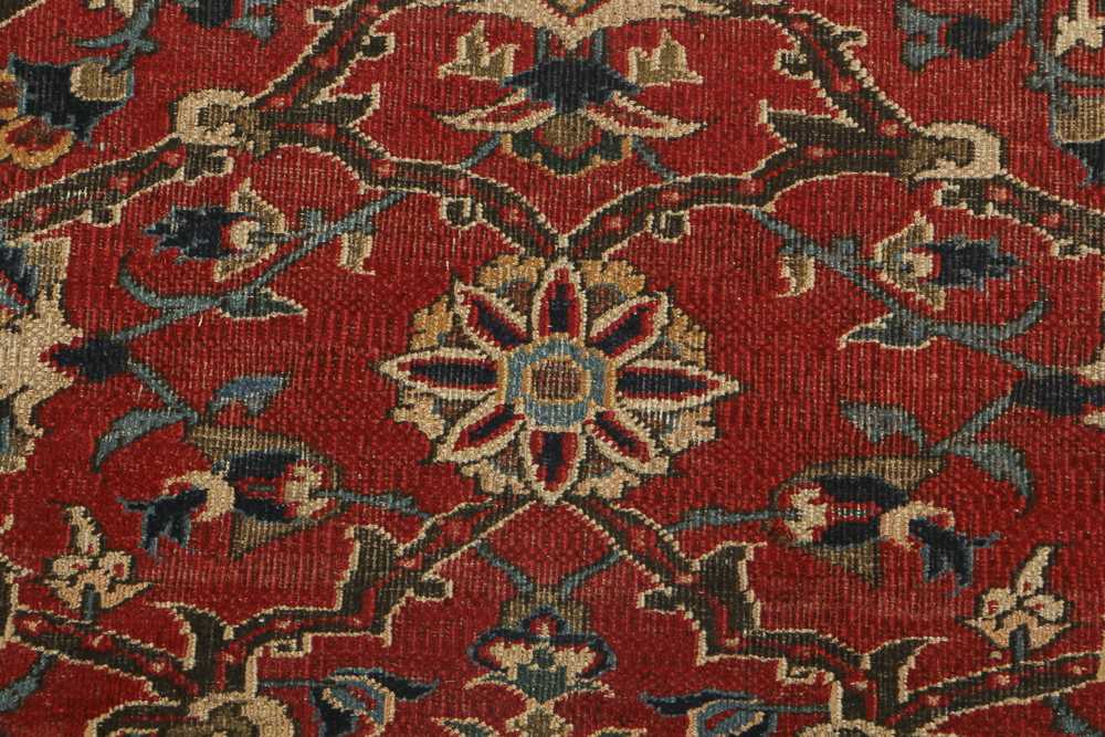 Vintage Tabriz Hand Made Wool Area Rug
