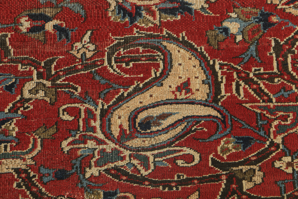 Vintage Tabriz Hand Made Wool Area Rug