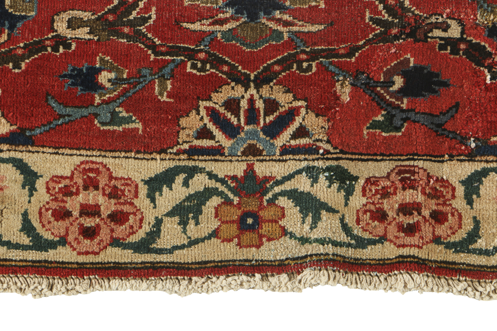 Vintage Tabriz Hand Made Wool Area Rug