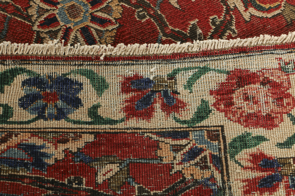 Vintage Tabriz Hand Made Wool Area Rug