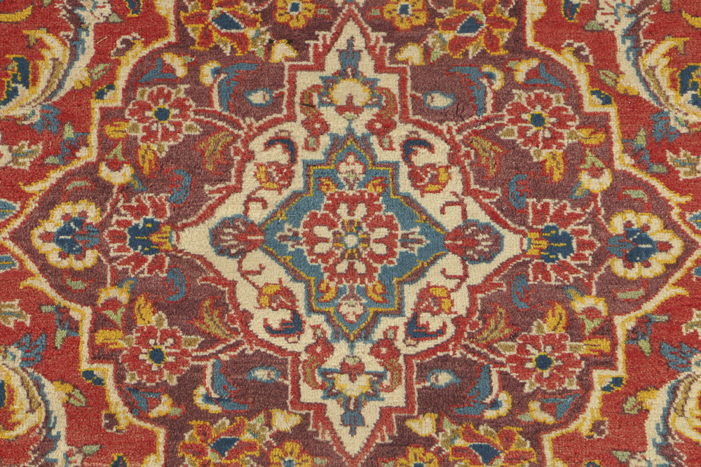 Vintage Persian Hand Woven Wool Area Rug