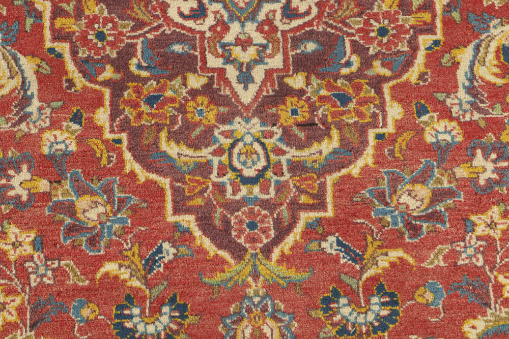 Vintage Persian Hand Woven Wool Area Rug