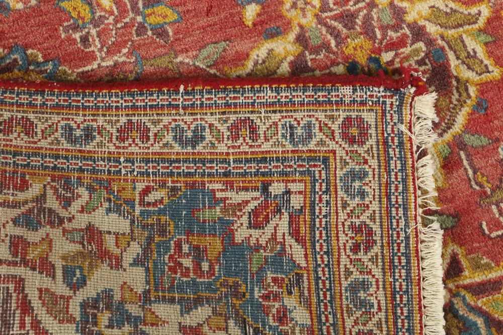 Vintage Persian Hand Woven Wool Area Rug