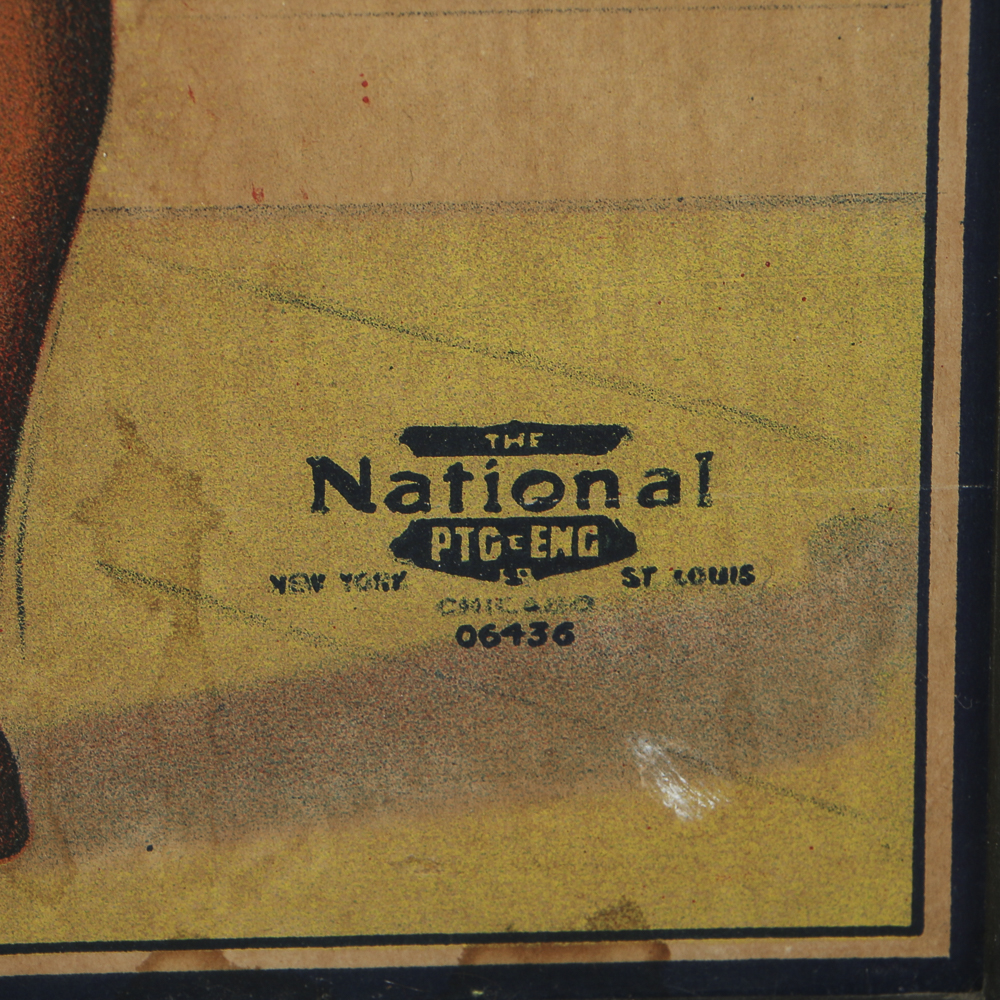 Early 20th-Century Chromolithograph Poster on Paper "Kar-mi"