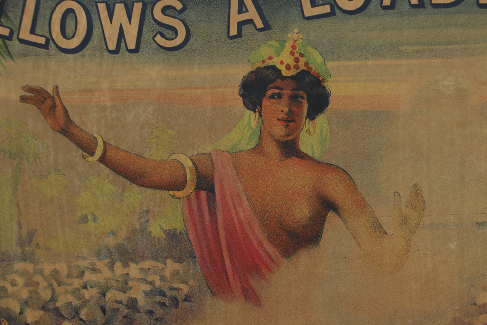 Early 20th-Century Chromolithograph Poster on Paper "Kar-mi"