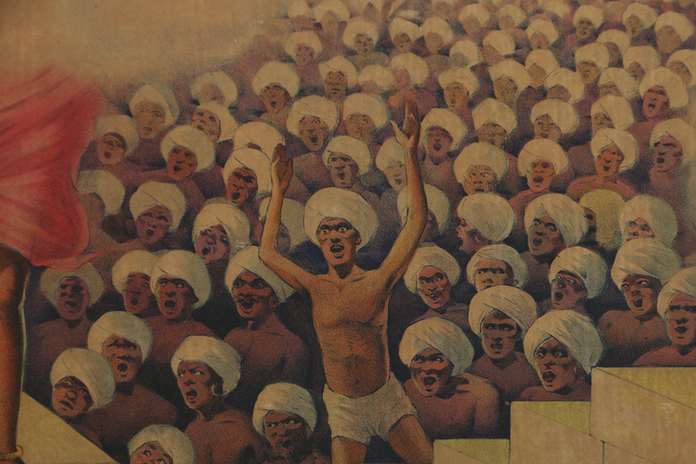 Early 20th-Century Chromolithograph Poster on Paper "Kar-mi"