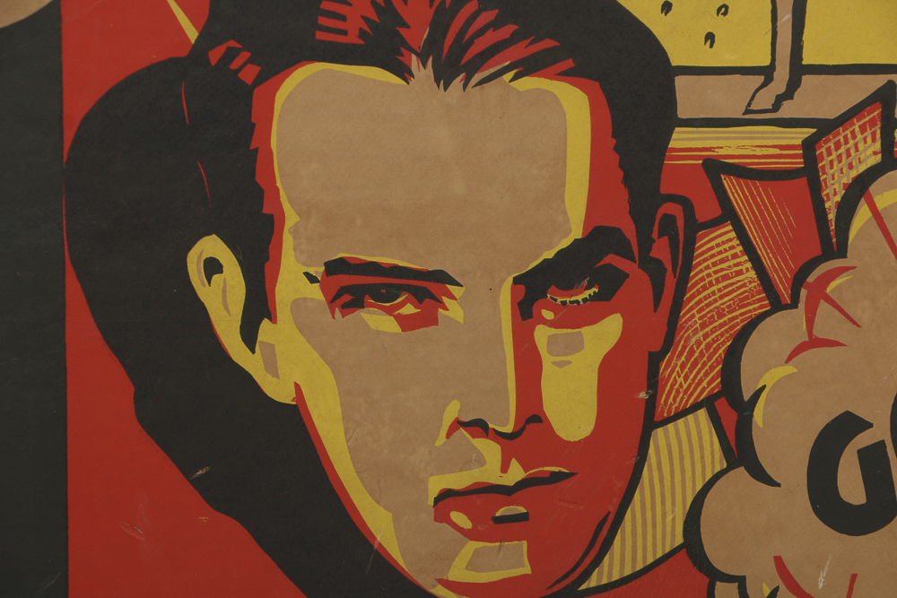 Early 20th-Century Poster Print on Paper for Magician McDonald Birch