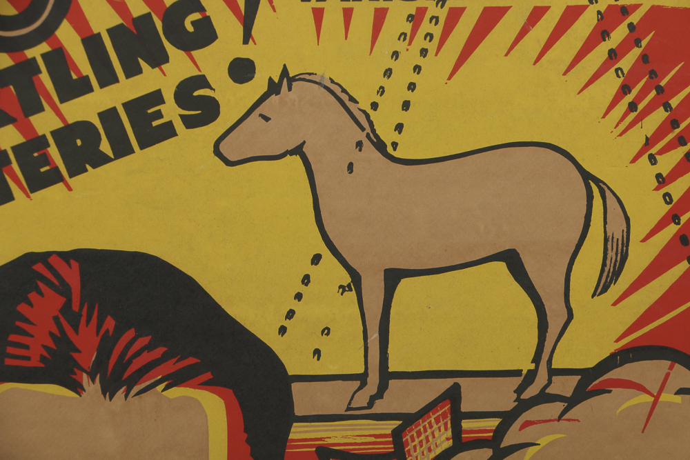 Early 20th-Century Poster Print on Paper for Magician McDonald Birch