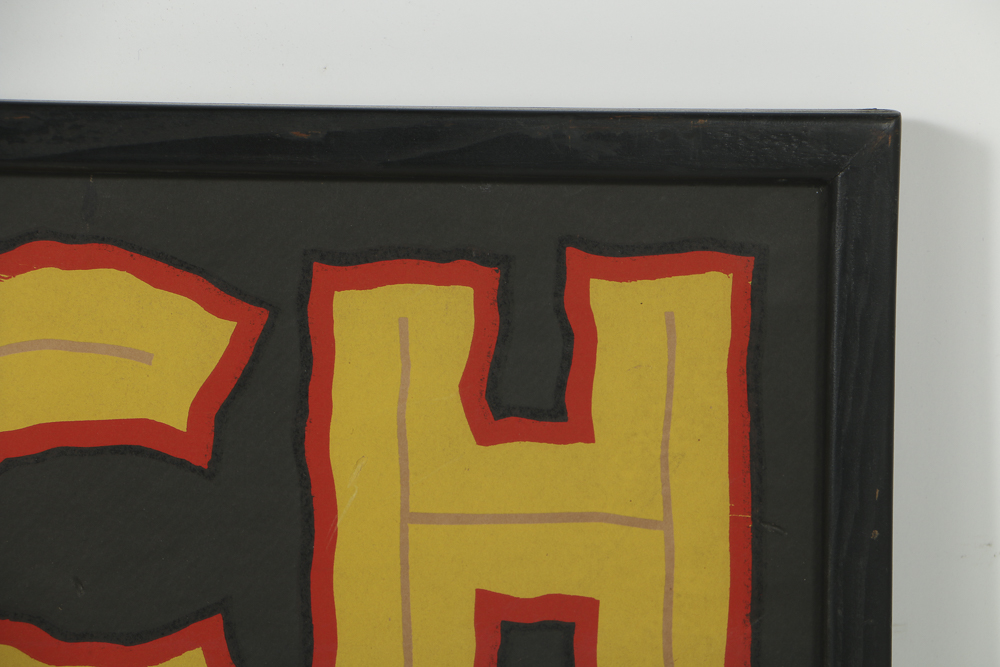 Early 20th-Century Poster Print on Paper for Magician McDonald Birch