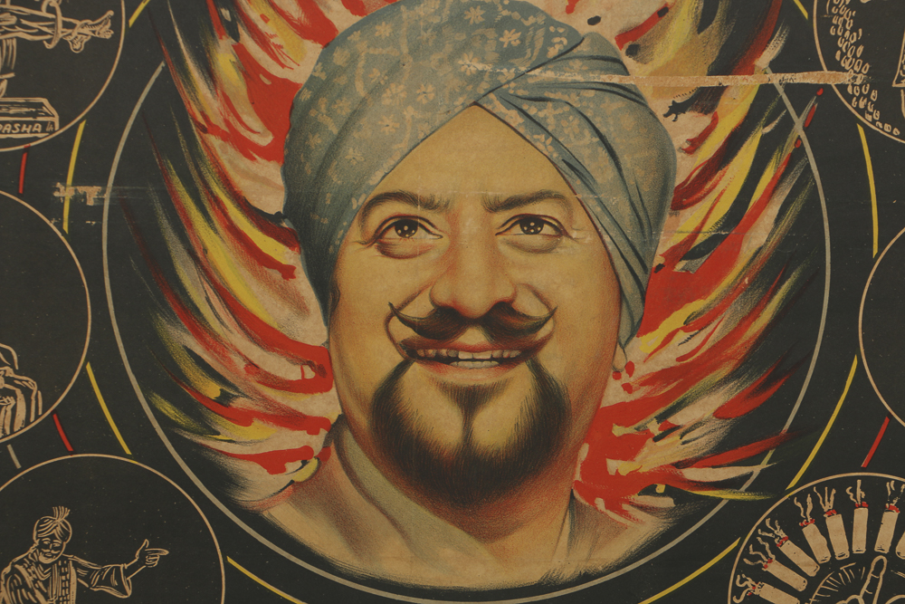 Mid 20th-Century Chromolithograph Poster on Paper "Gogia Pasha"