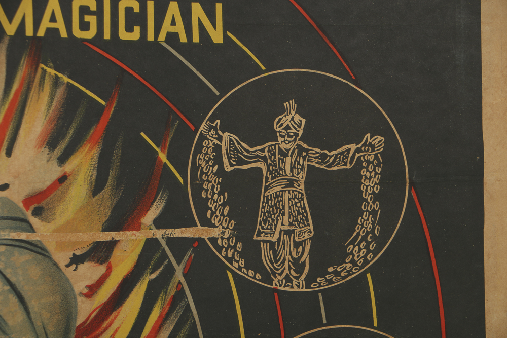 Mid 20th-Century Chromolithograph Poster on Paper "Gogia Pasha"