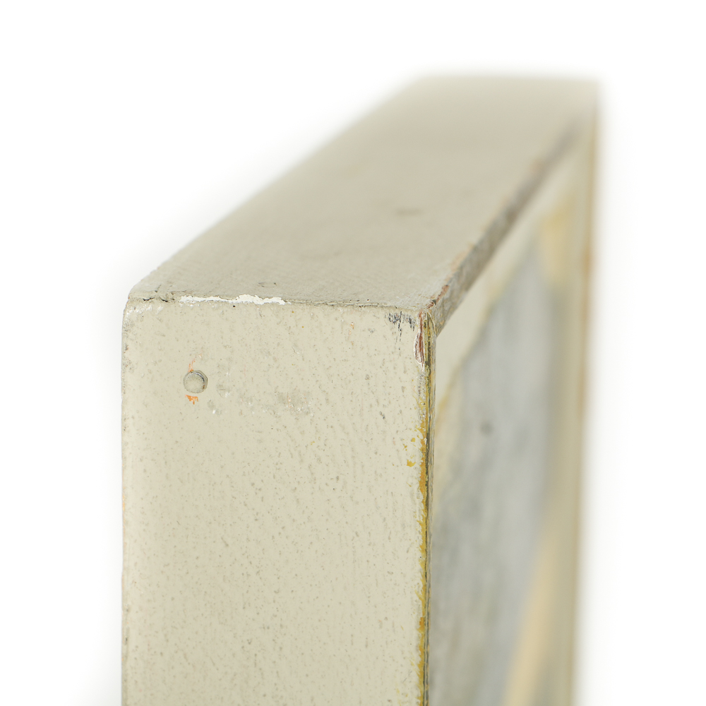 Edgar Hatten Oil Painting on Board "Two Trees & Two Bushes"