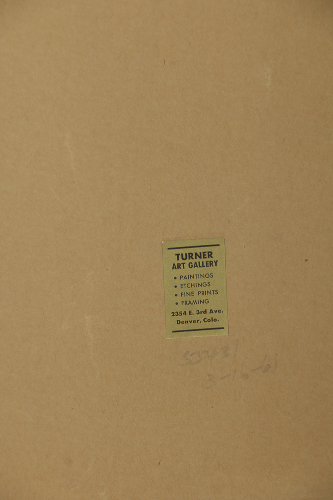 Watercolor Painting on Paper Architectural Landscape