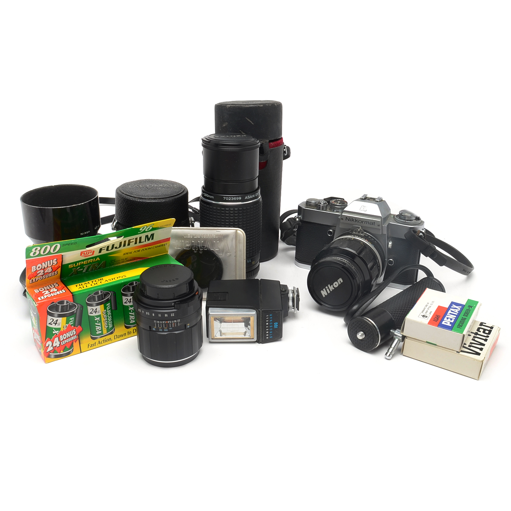 Vintage Nikon Camera and Accessories