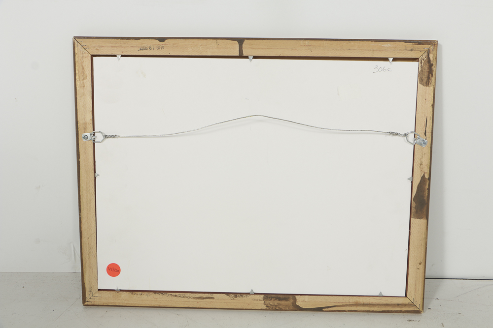 After 19th-Century Lithograph on Paper of a "Chub"