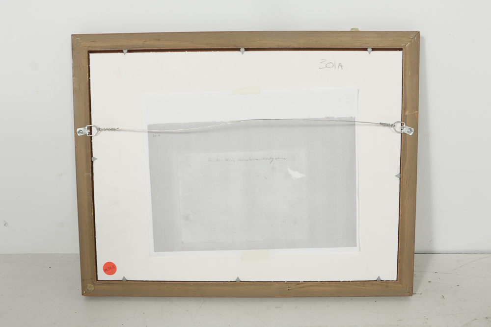 Attributed to George Shepherd Watercolor on Paper Stream Landscape