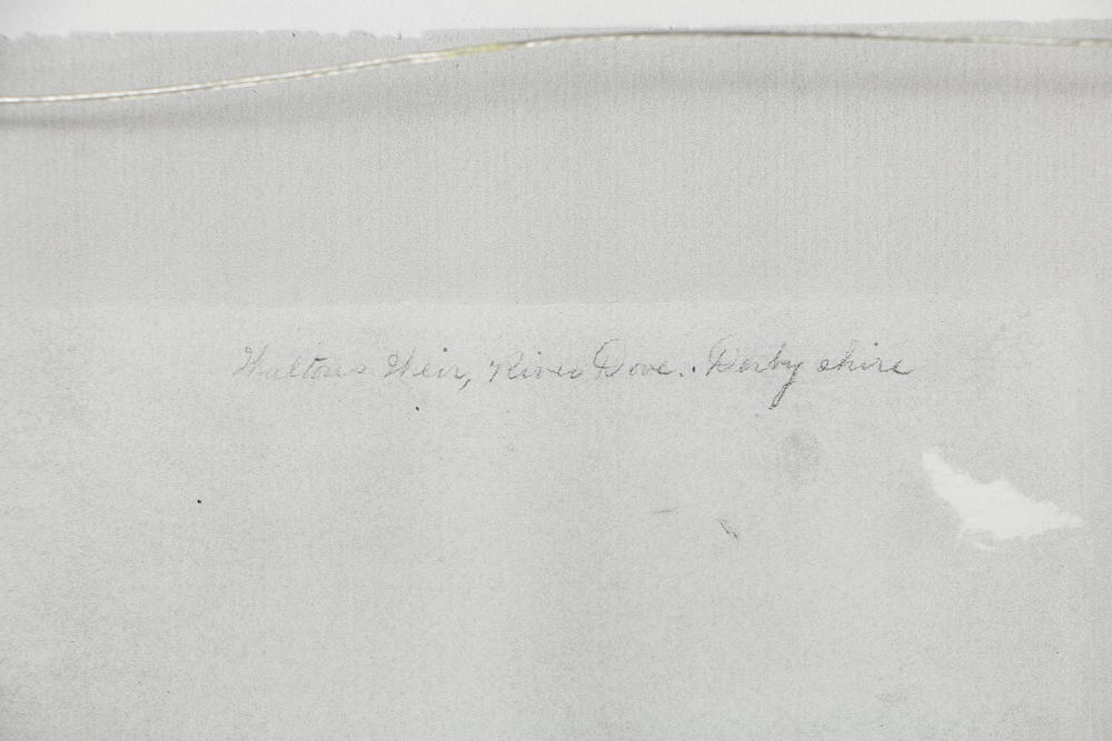 Attributed to George Shepherd Watercolor on Paper Stream Landscape