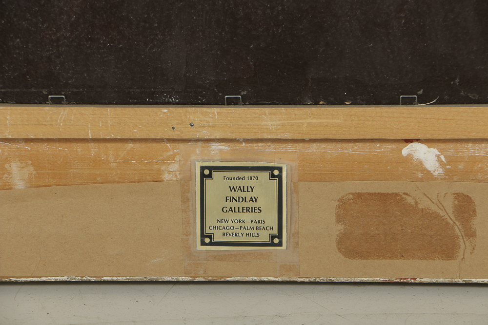 Louis Peyrat Oil Painting on Panel "Paris- Montmortre Sacré Cœur"