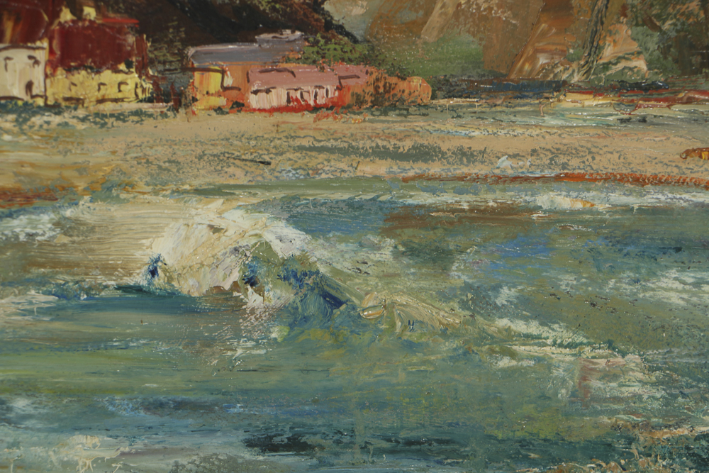 Eric Gibberd Oil Painting on Board "Malibu"