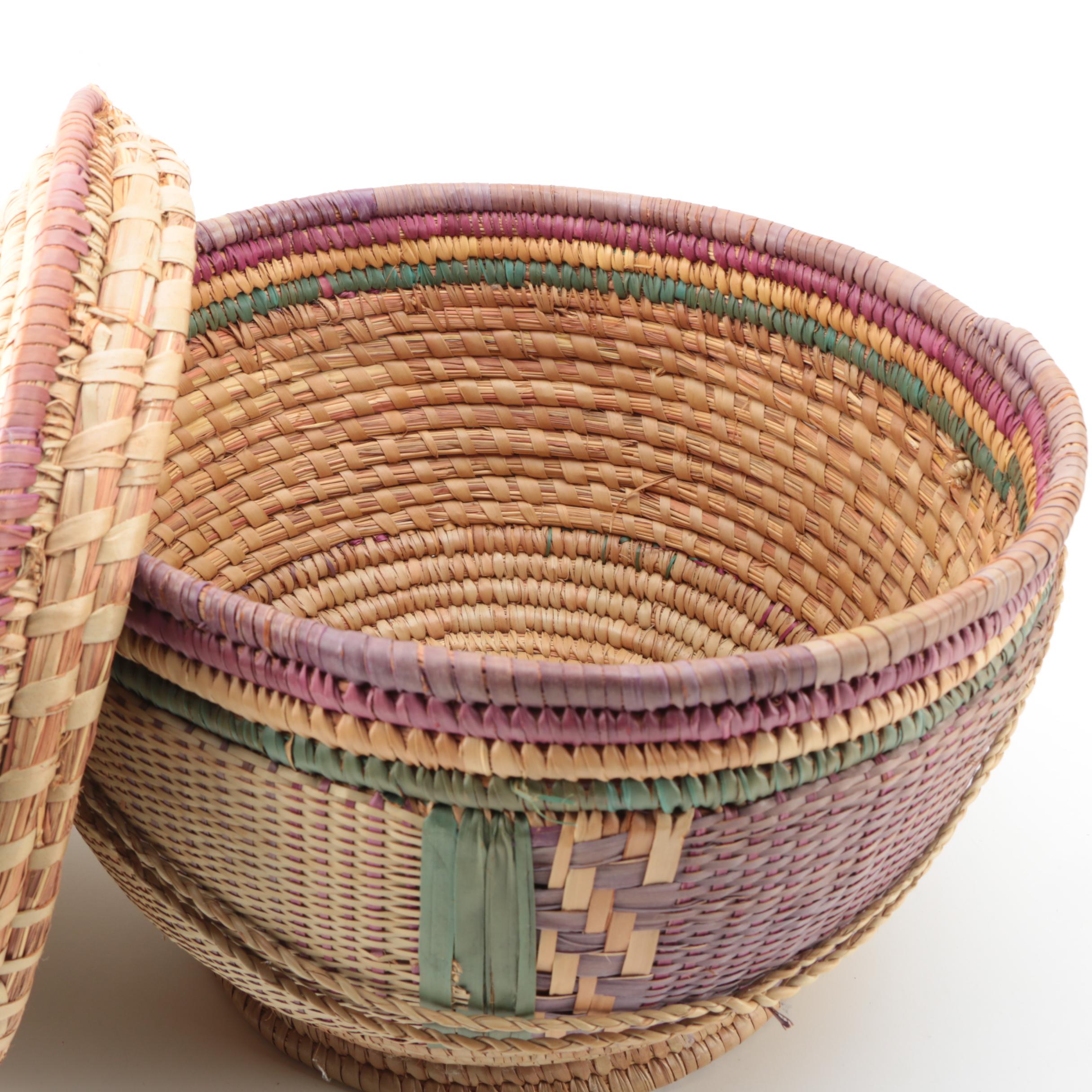 Woven Straw Baskets