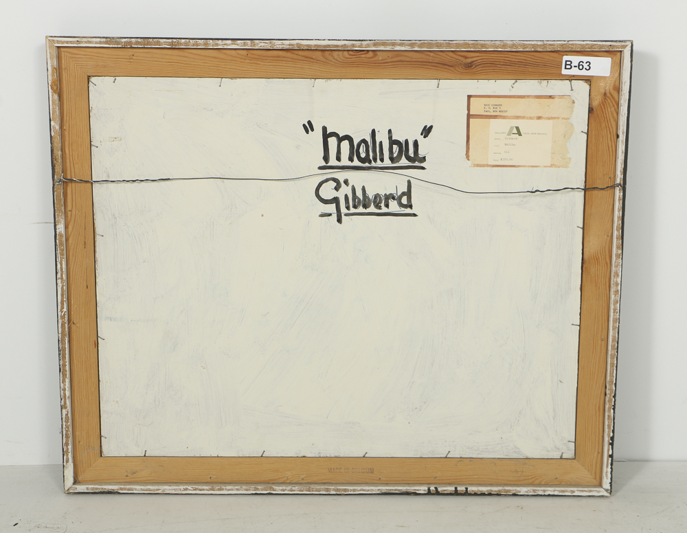 Eric Gibberd Oil Painting on Board "Malibu"