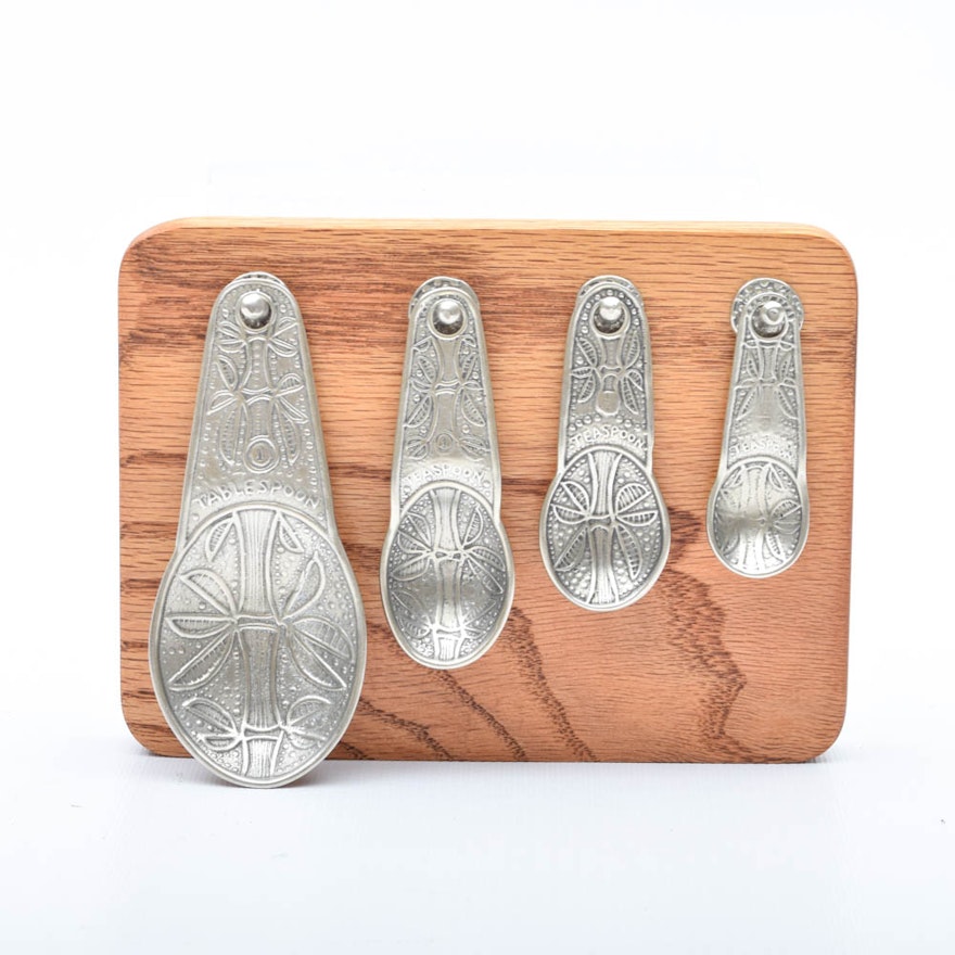 Tin Woodsman Handcrafted Pewter Measuring Spoons