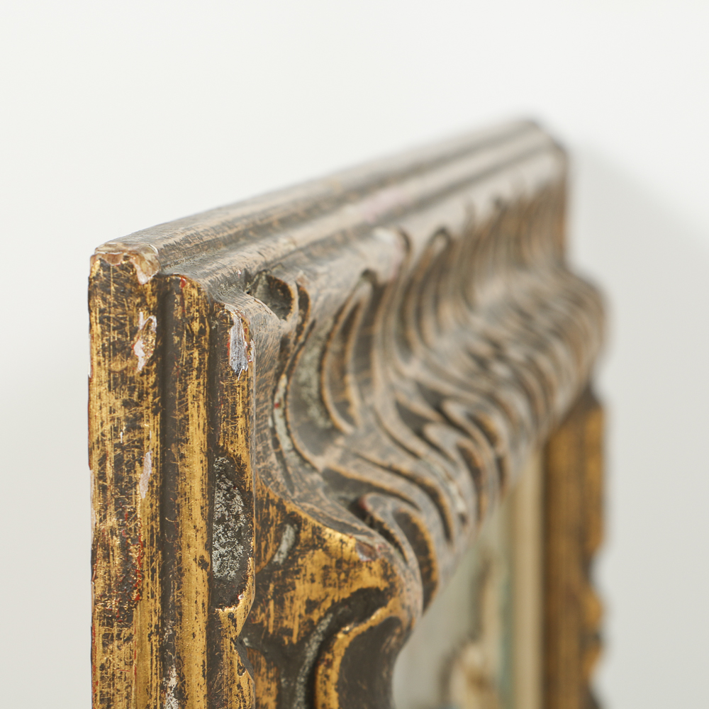 Louis Spiegel Oil Painting on Panel of Floral Still Life