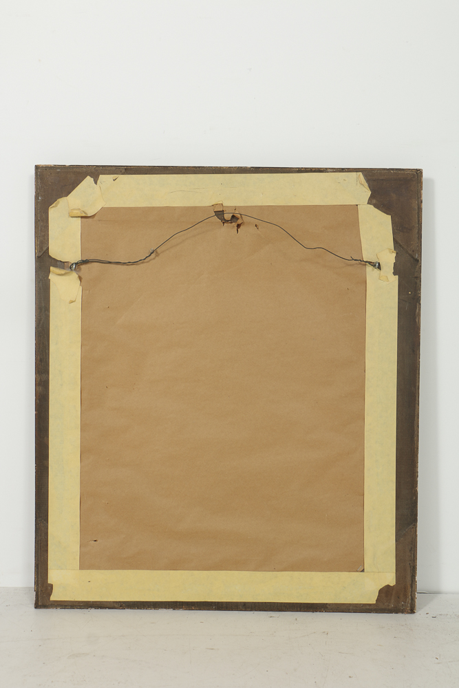 Louis Spiegel Oil Painting on Panel of Floral Still Life