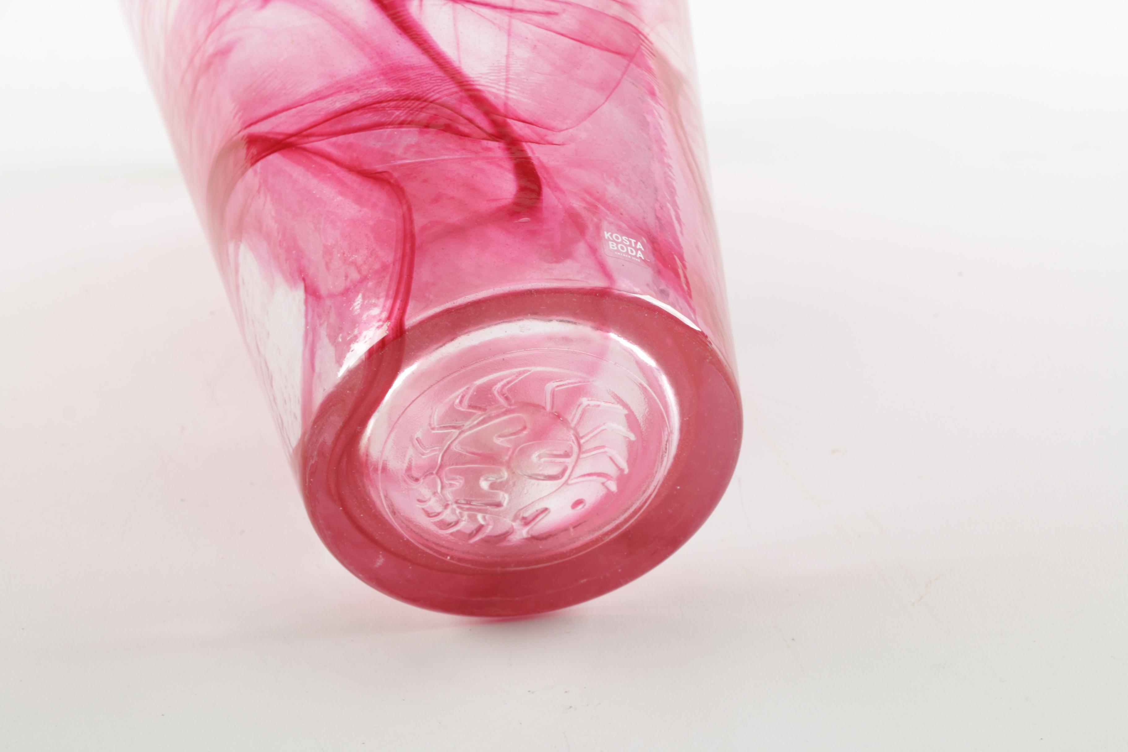 Kosta Boda Swedish Art Glass Vase