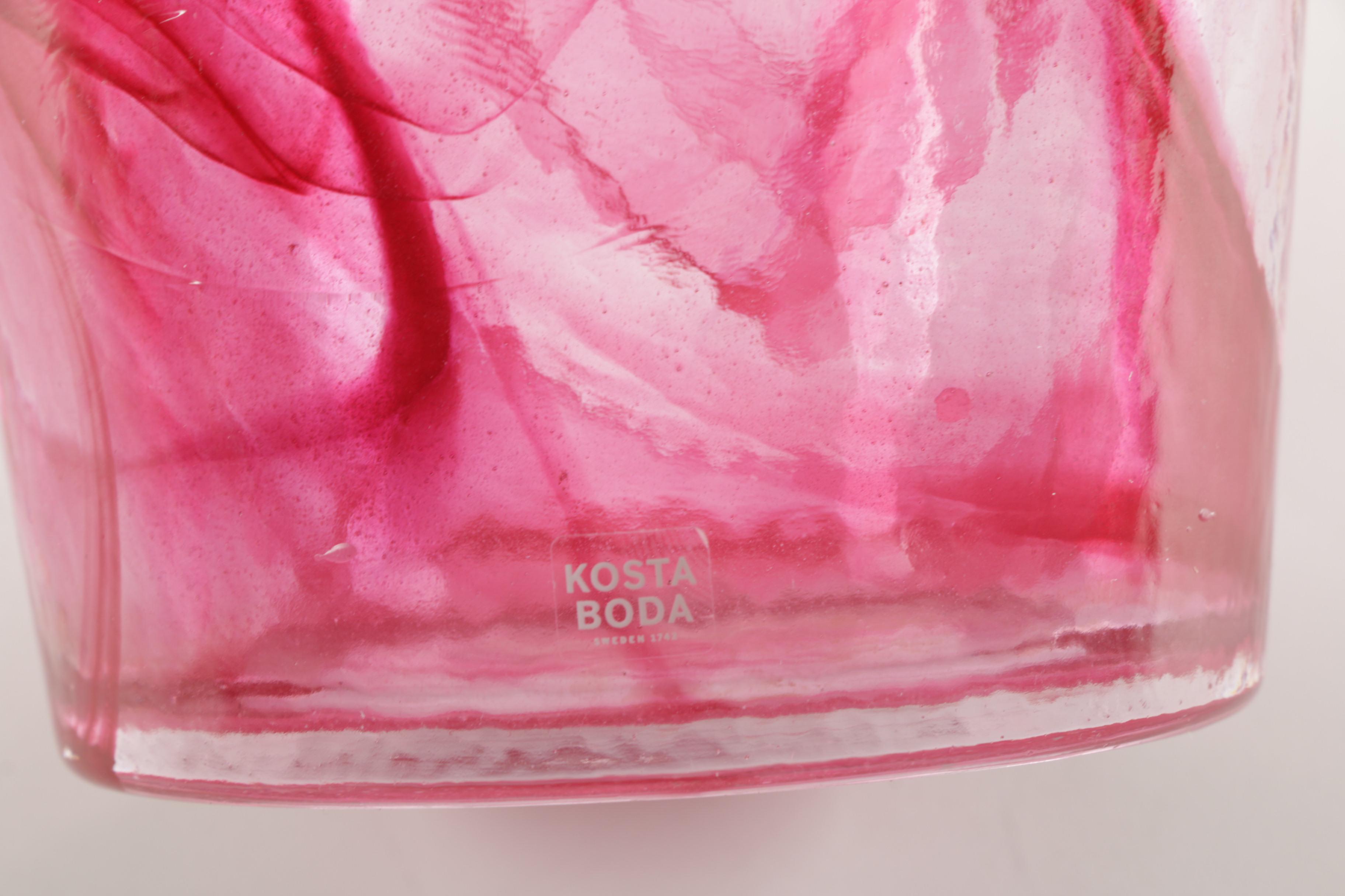 Kosta Boda Swedish Art Glass Vase