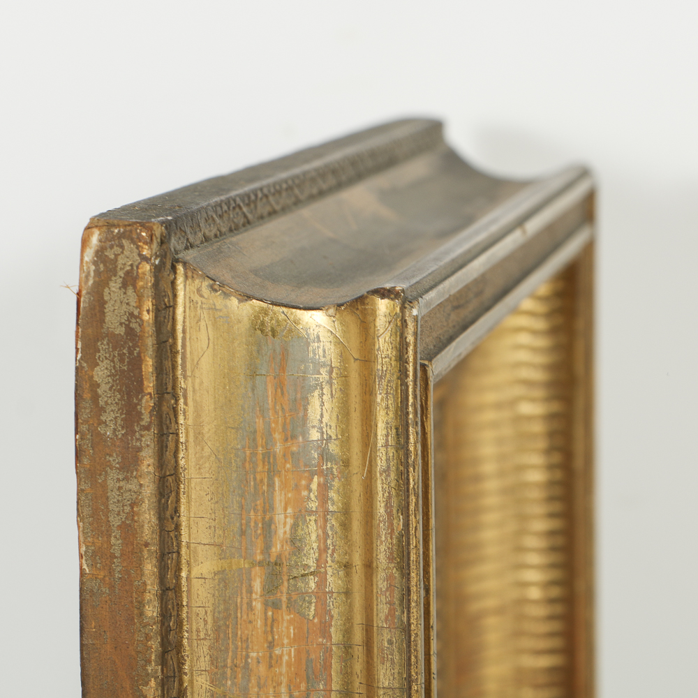 19th-Century Oil Painting on Panel Interior Genre Scene