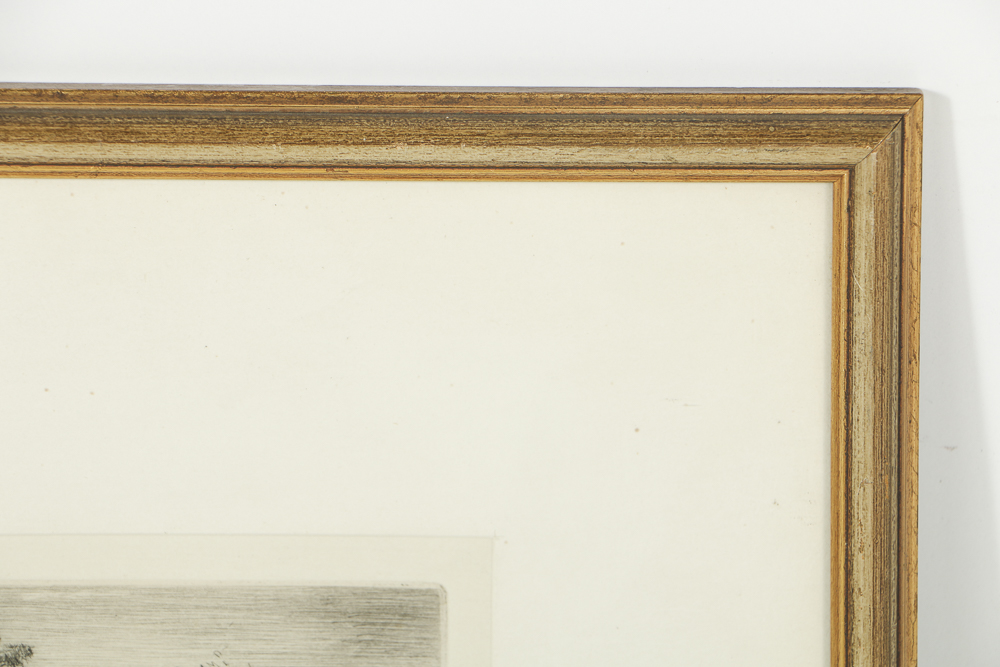 Jackson Simpson Etching on Paper "The Covey"