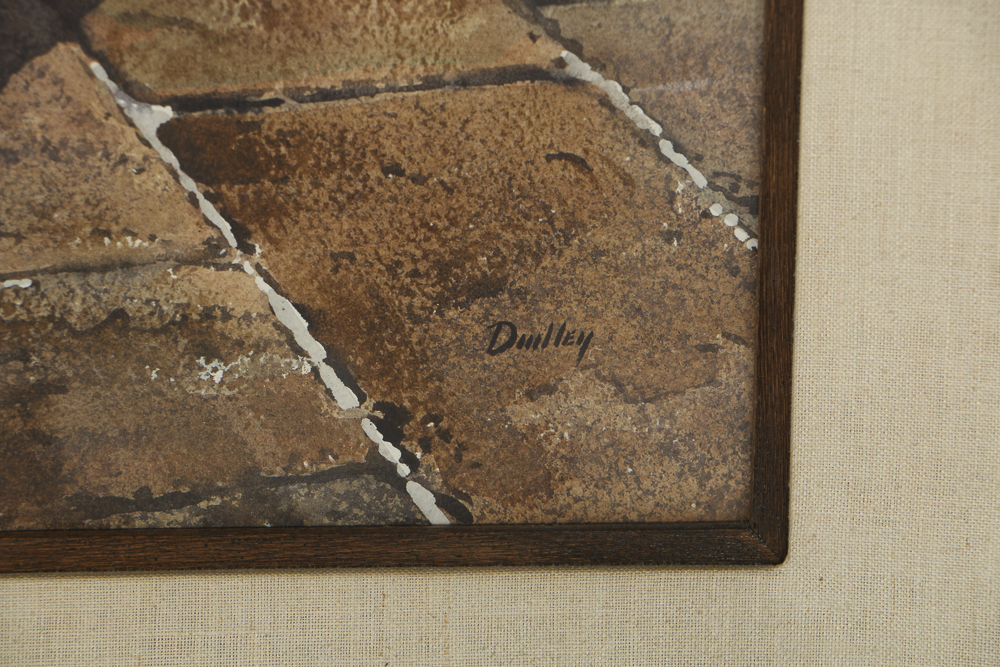 Jack Dudley Watercolor Painting on Paper "En La Plaza"