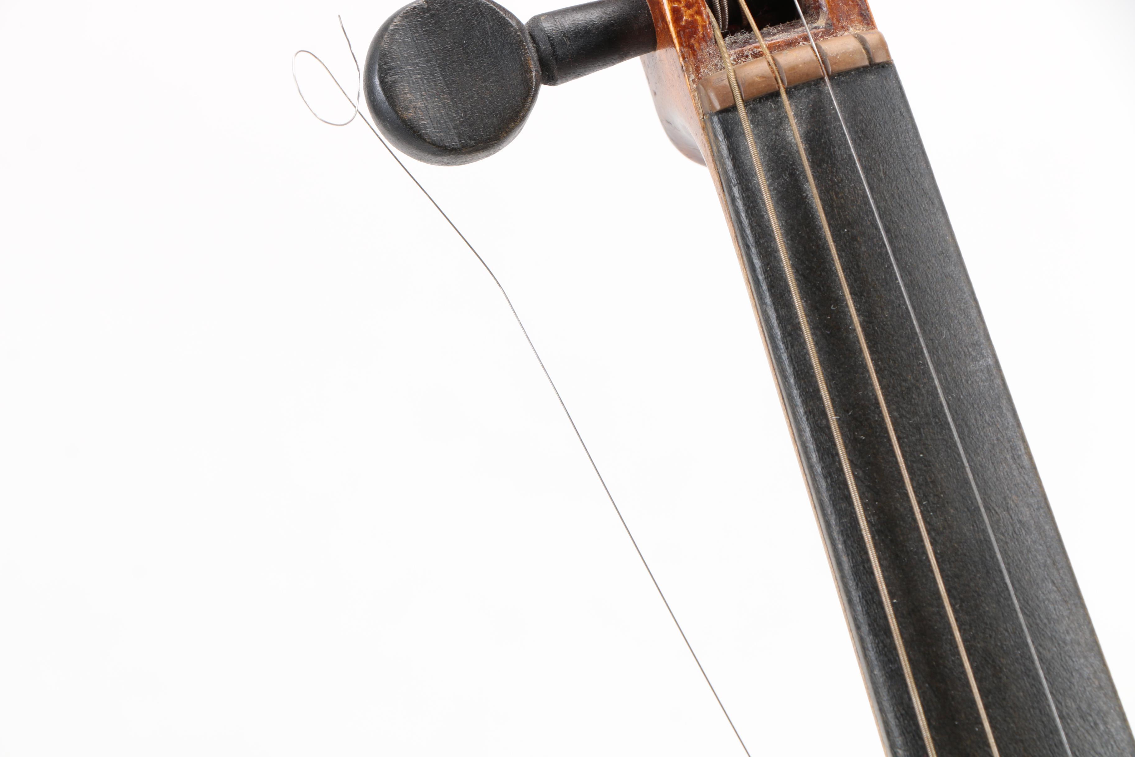 Vintage Frank Holcomb After Guarnerius Reproduction Violin